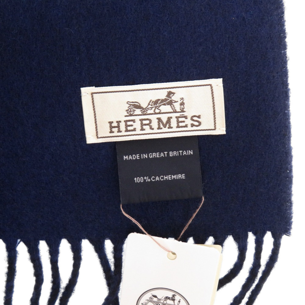 HERMES Blue Scarf - Picture 6 of 6